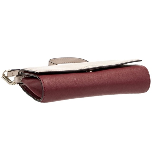 Kate Spade Chain-Link Saffiano Leather Crossbody Bag. See photo -authentication. - Picture 7 of 10